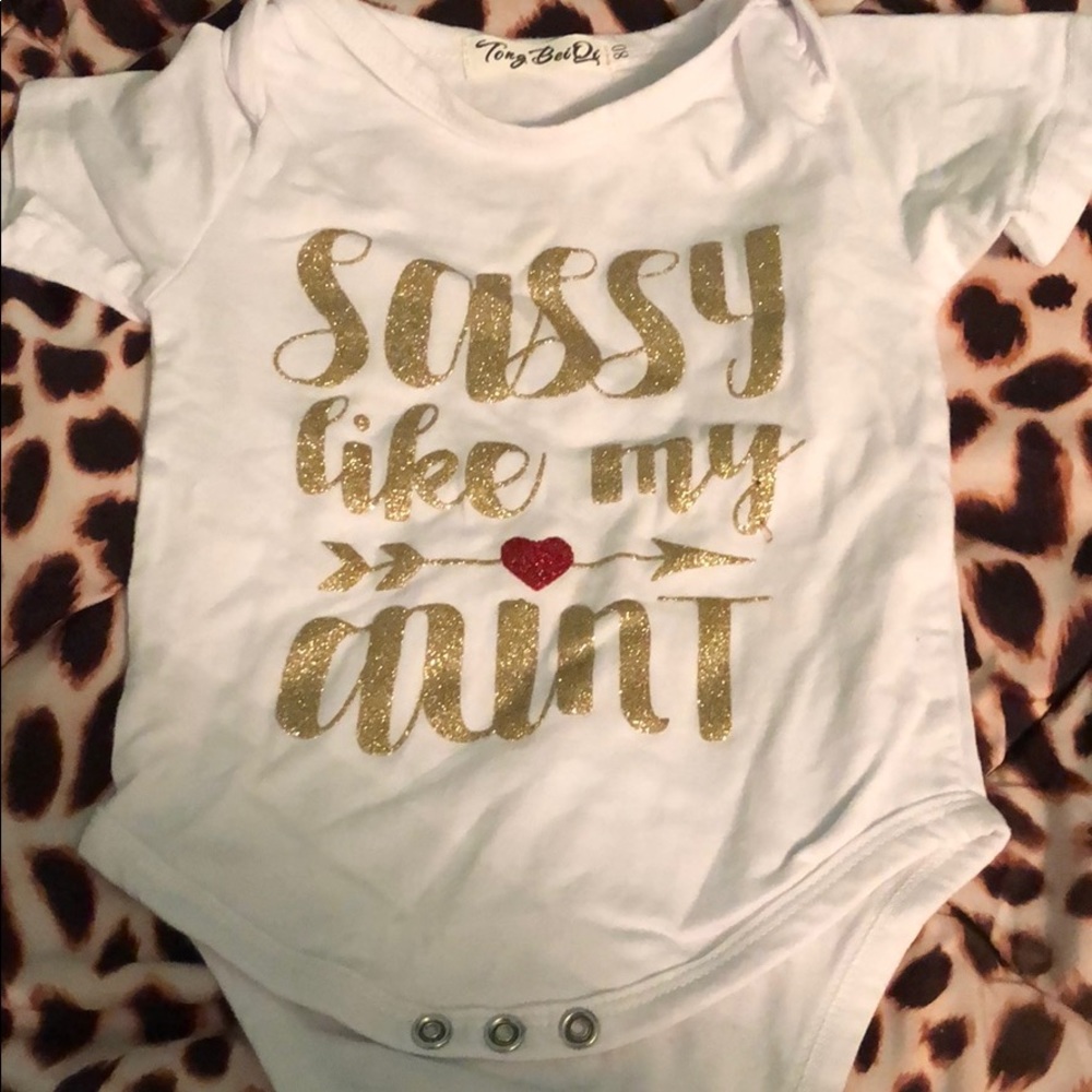 sassy like my aunt onesie